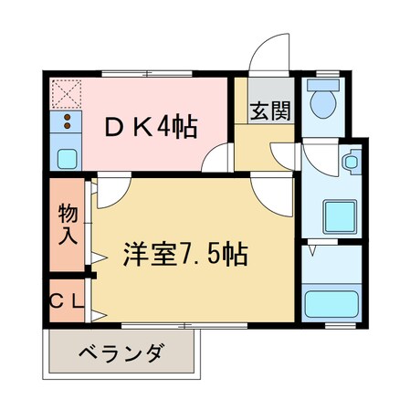 ロイヤルハイツ新田の物件間取画像